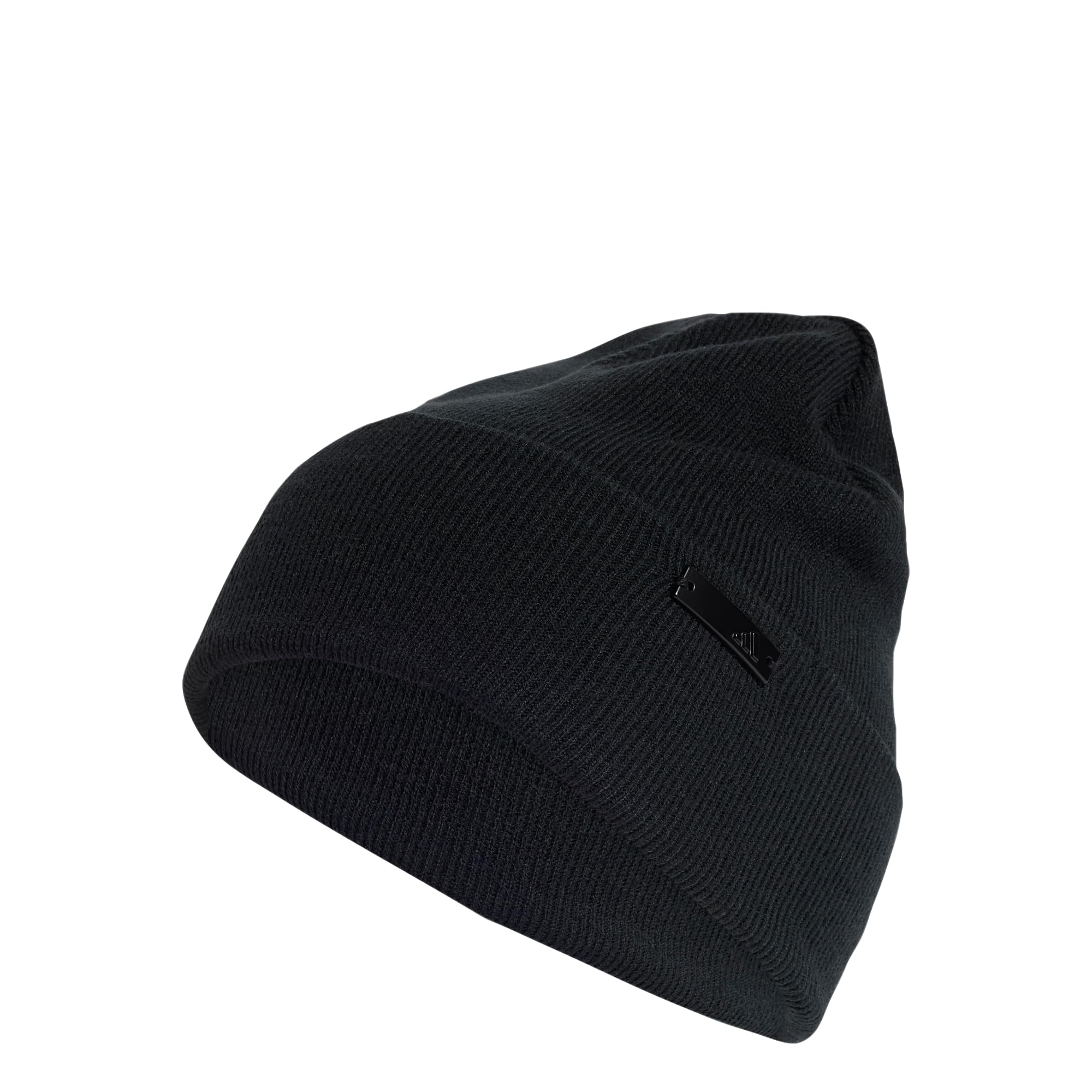 adidas Unisex Tonal Beanie Hat, Black, M-L