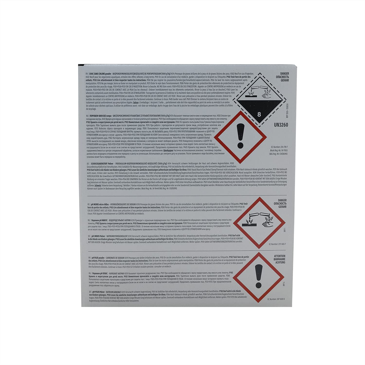 HTH Spa Coffret DE Traitement AU Brome - 7,4kg | Kit Traitement pour Un Entretien Complet - Désinfection Régulière et Choc sans Chlore + 10 Tests HPS OFFERTS 6 en 1