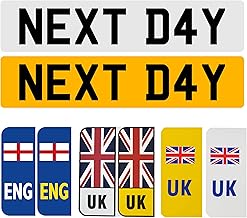 UK Standard Plates Rear/Front/Pair for Automotive, Home or Outdoor Use