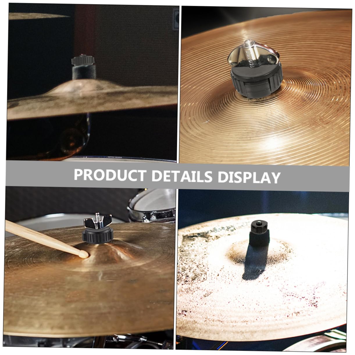 NULYLU Drum Universal Fixing Nuts 6pcs Quick Release Cymbal Nuts for Drum Set Accessories