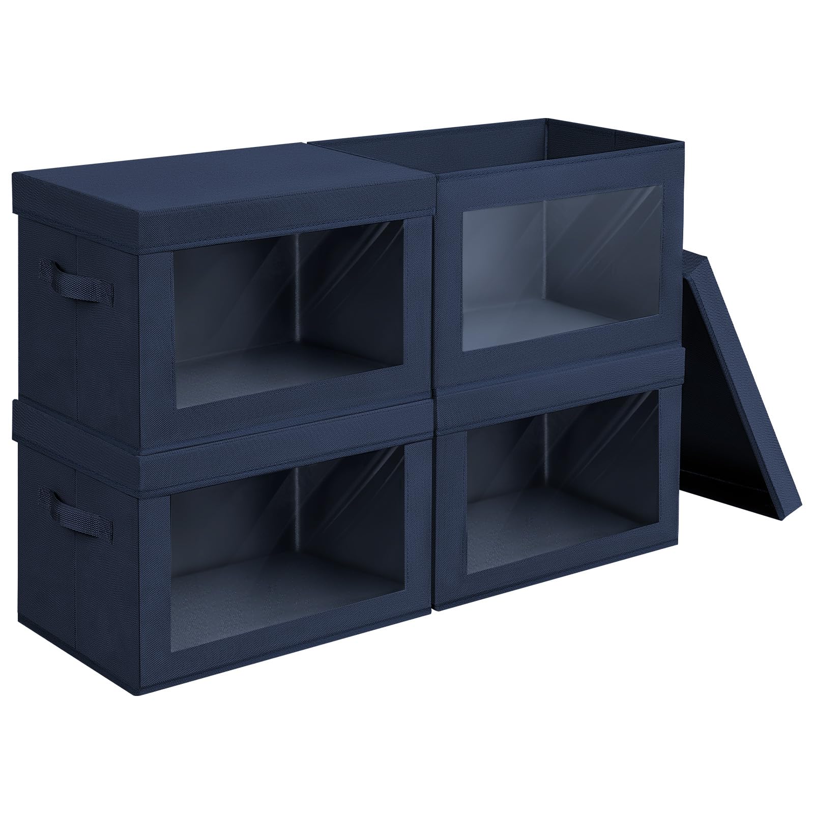Homsorout Foldable Storage Boxes with Lids