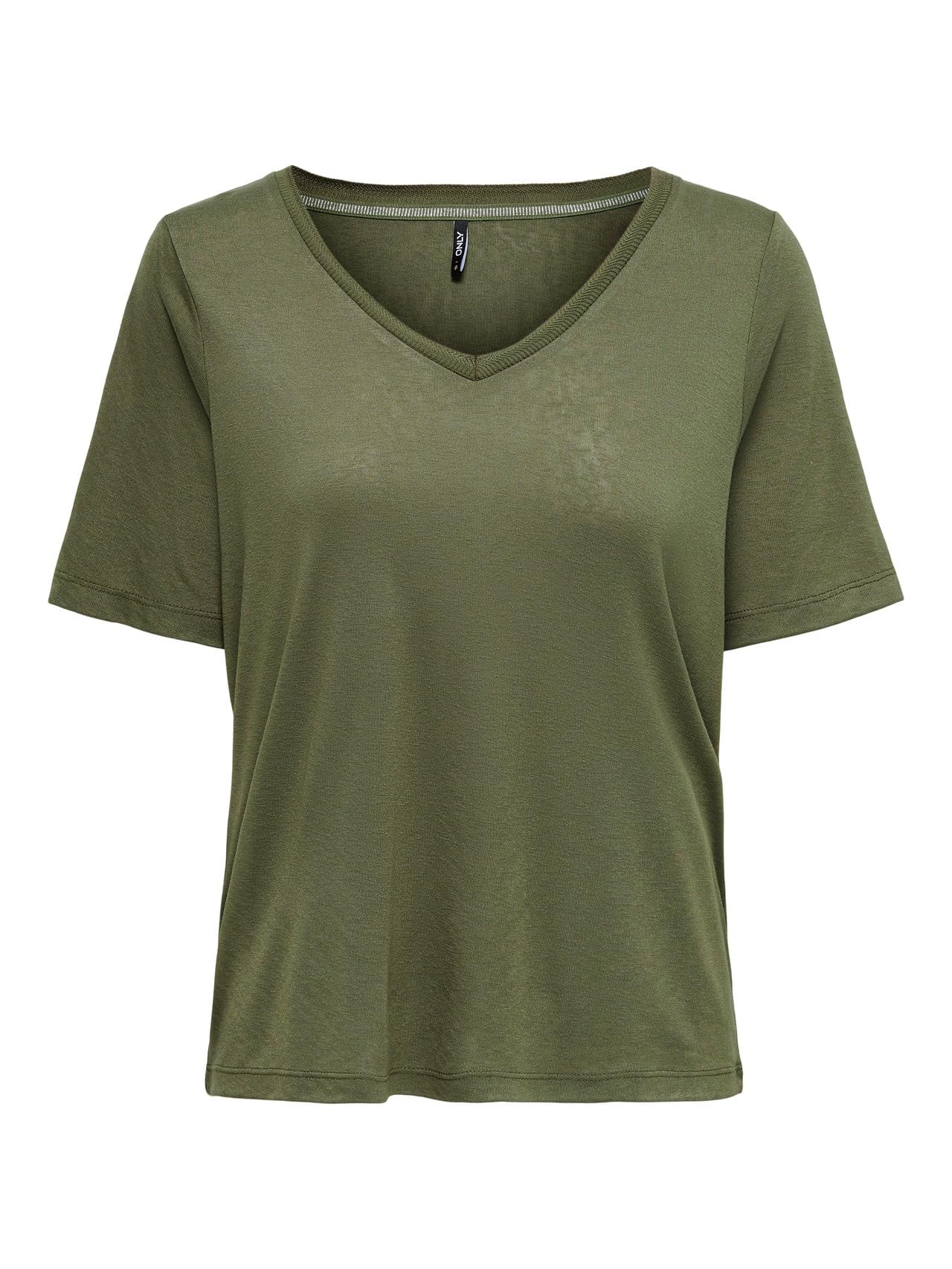 ONLY ONLELISE S/S V-Neck Top JRS, Kalamata, M