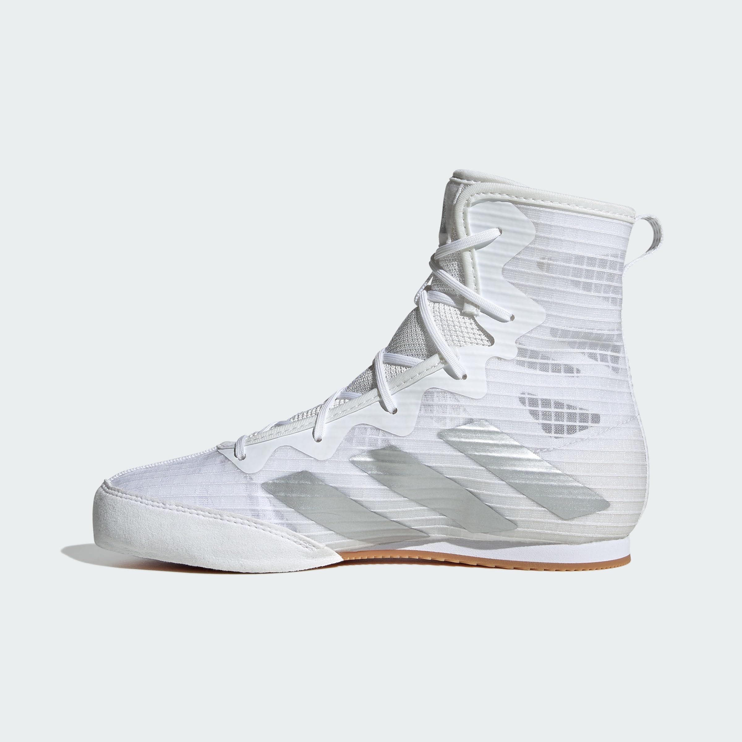 adidas unisex kids' box hog 4 k white 6.5