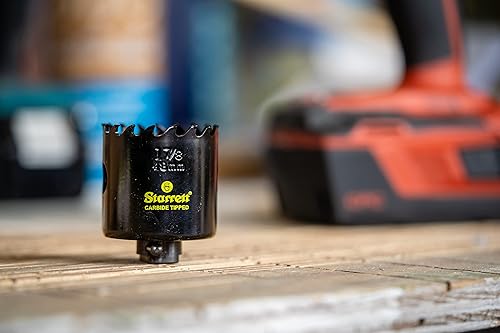 Miniatura 5 de Starrett CT512 con punta de carburo HOLESAW 5-12", negro