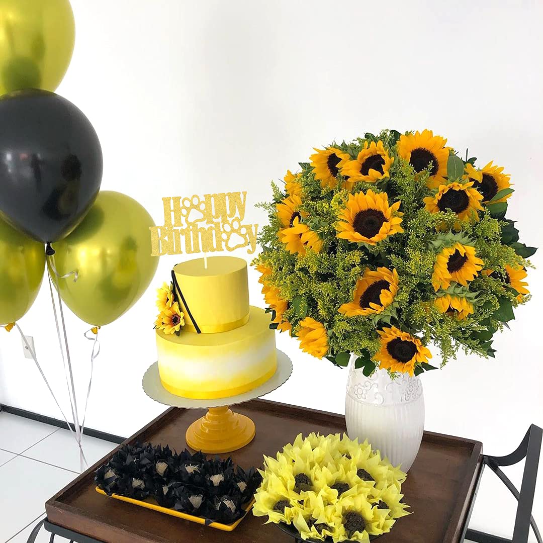 Décoration De Gâteau D'anniversaire En Forme De Chiot Avec