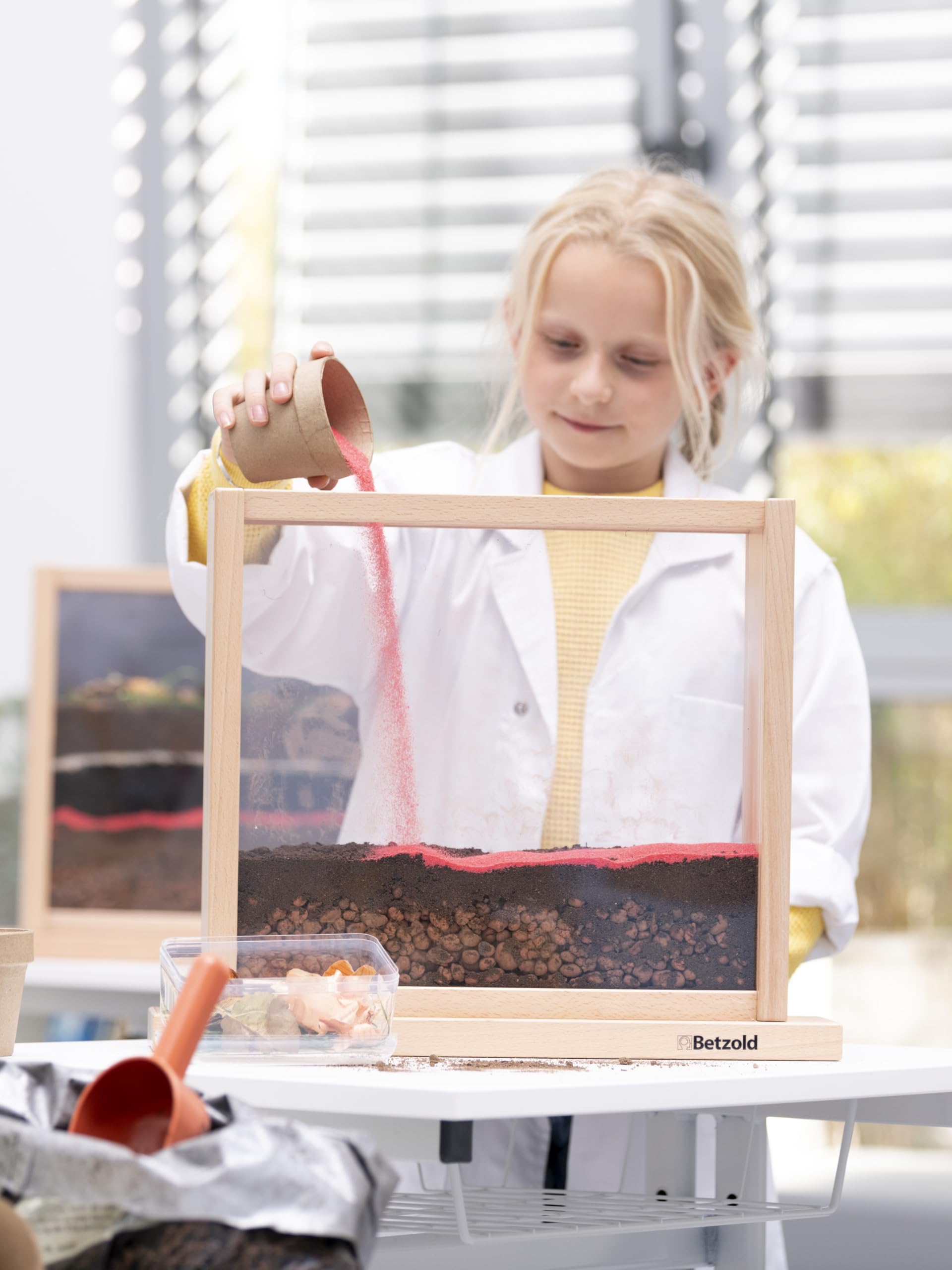 Betzold - Regenwurm-Beobachtungskasten - Grund-Schule Biologie-Unterricht