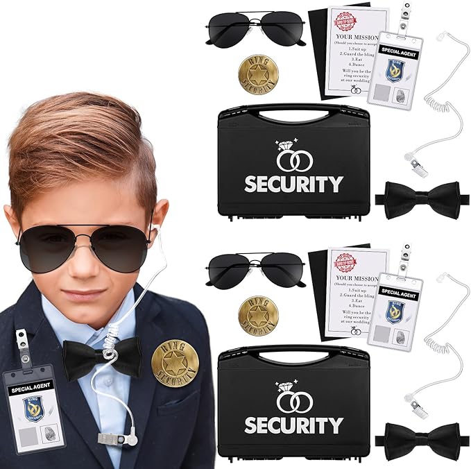 Aoriher Ring Wedding Security Set Include Ring Bearer