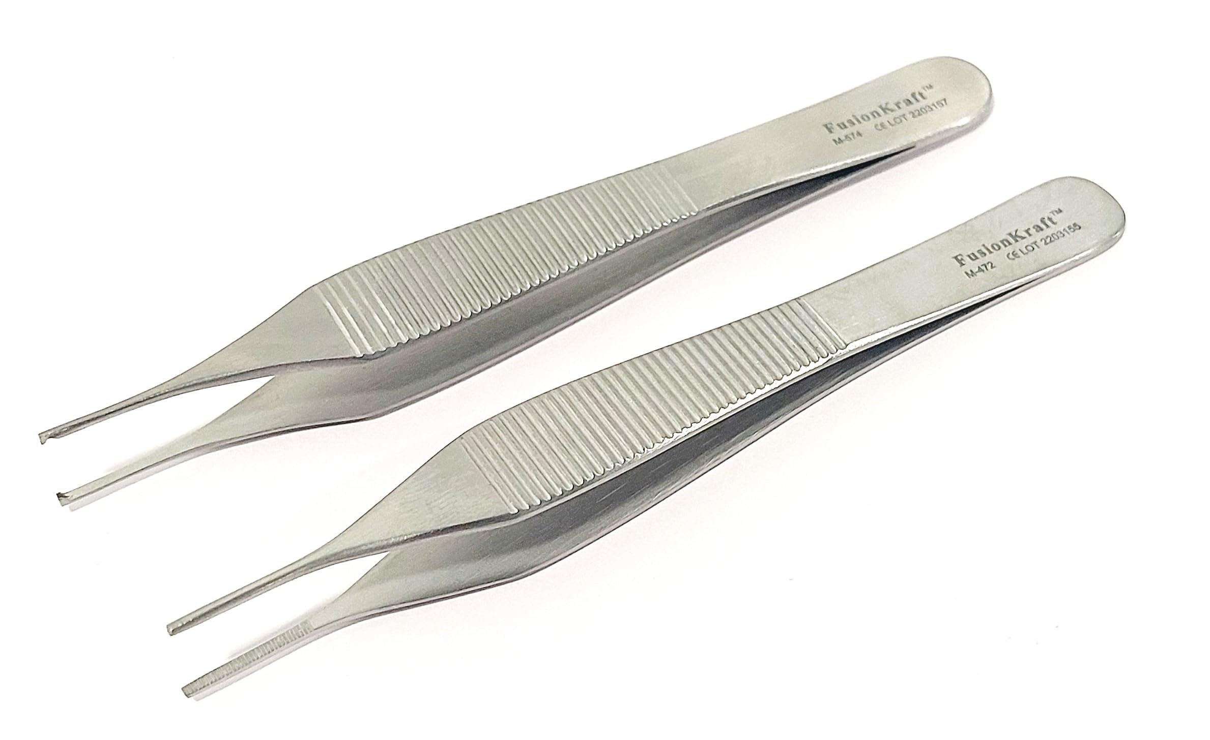 FusionKraft Micro Adson Thumb Forceps, One each of Serrated & 1x2 Toothed Micro Jaws, 5" (B0CX1VX9GJ) Amazon Price History, Amazon Price Tracker