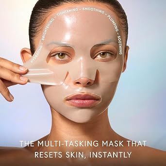 Everything Hydrogel Mask 8 Count, Plumping and Brightening Sheet Mask