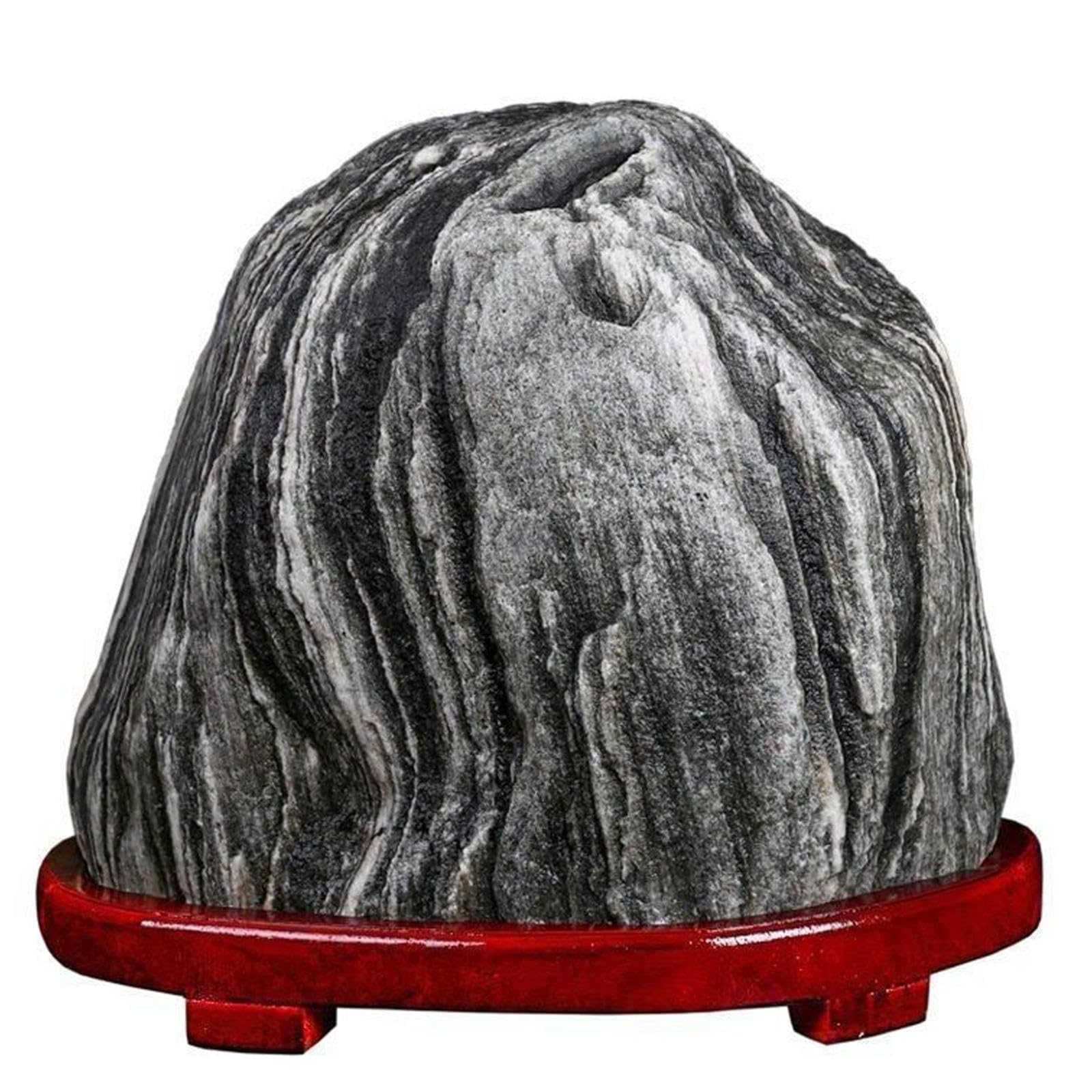 Nibhz Shigandang Taishan Stone By Feng Shui Ornaments Home Furnishing Angle,14Cm