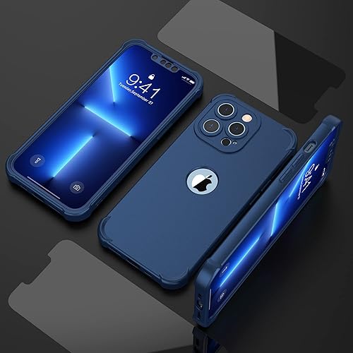 Miniatura 8 de ORETECH Funda para iPhone 13 Pro Max, con 2 protectores de pantalla prueba de caídas de grado militar de 15 pies protección de cámara 360 a prueba