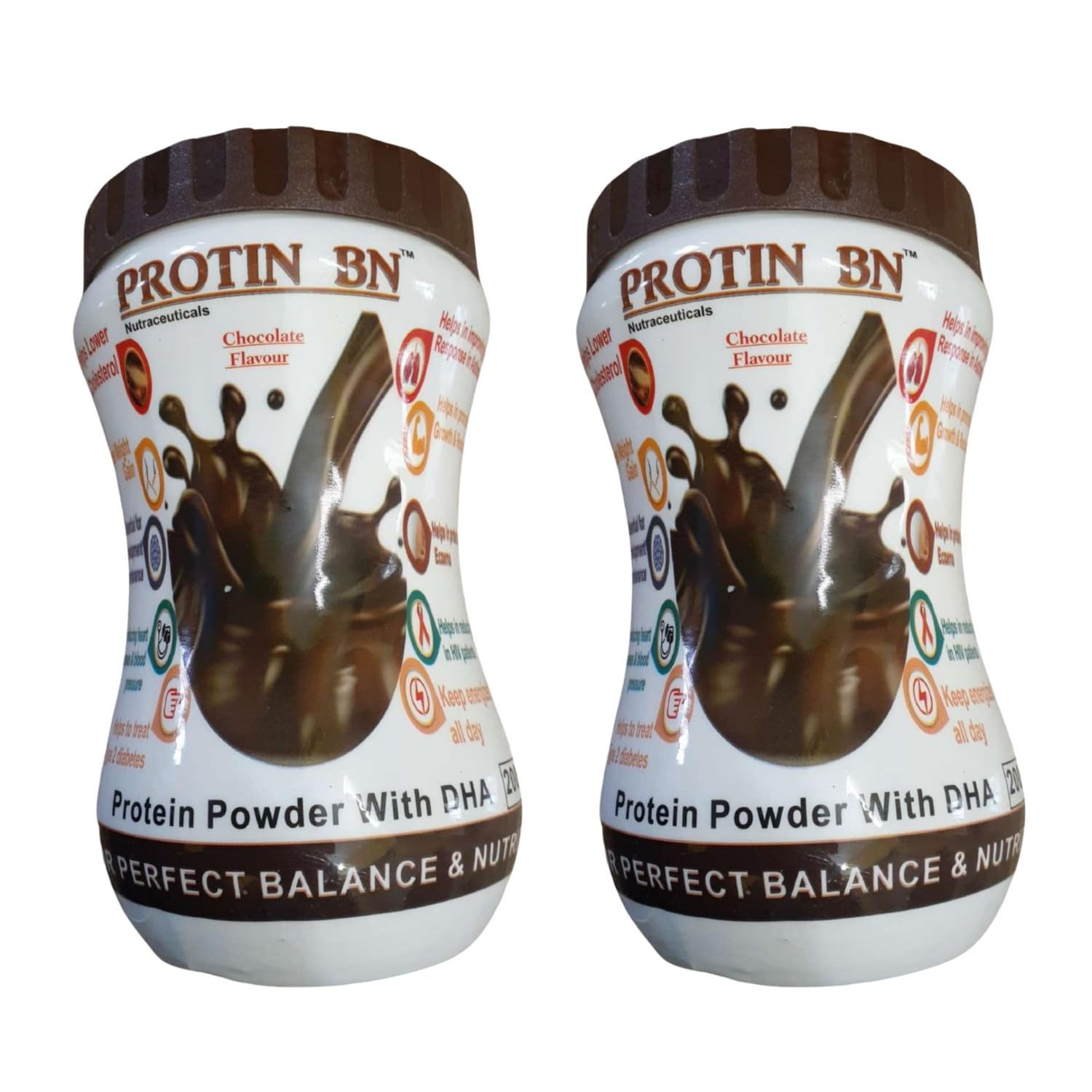 PROTINBN Chocolate Flavored Protein Powder - Premium Blend for Perfect Nutrition | 200gm | Pack of 2 | (B0D8KP4K79) Amazon Price History, Amazon Price Tracker
