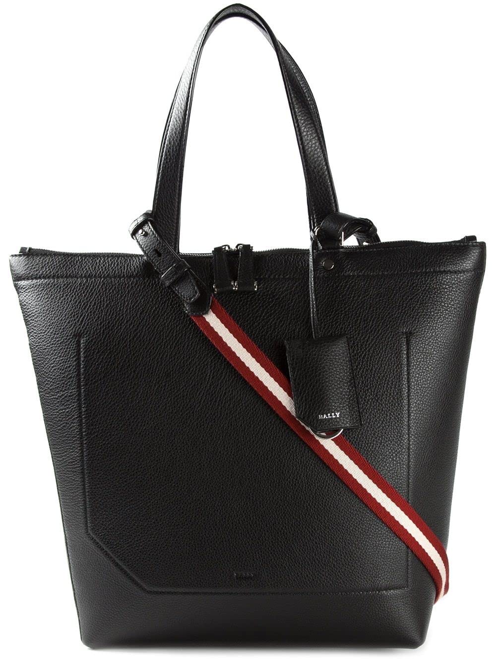 Bally Ballysime Ladies 6225123 Black Leather Tote Bag