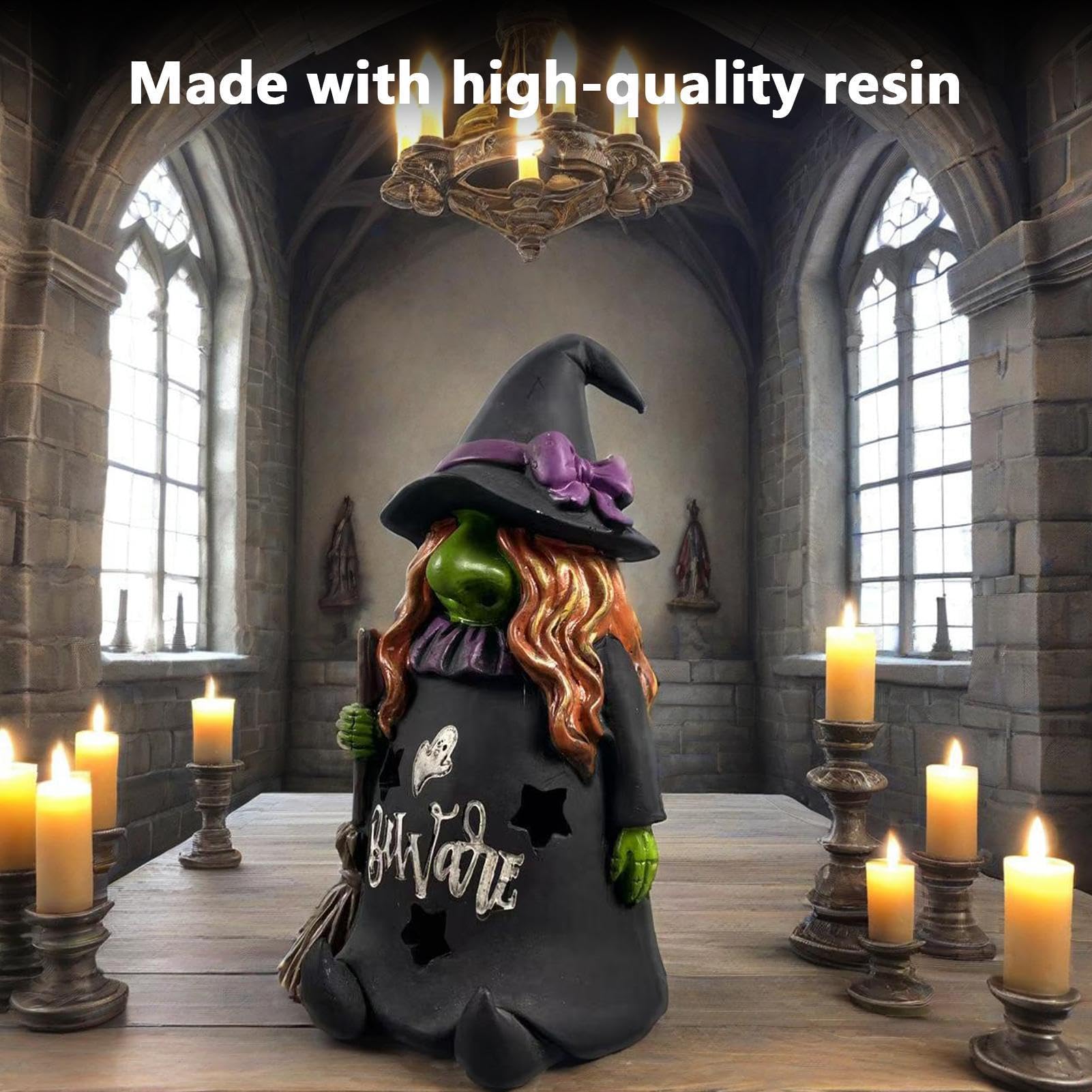 Figura gótica de de Halloween, estatua de de resina,