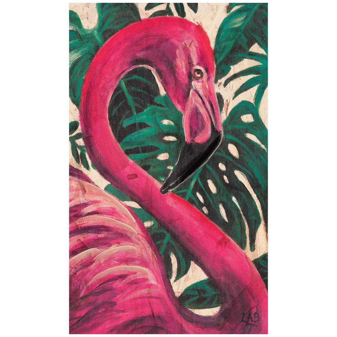 Louise BrownFlamingo Signature Collection, Multi-Colour, 30 x 50cm