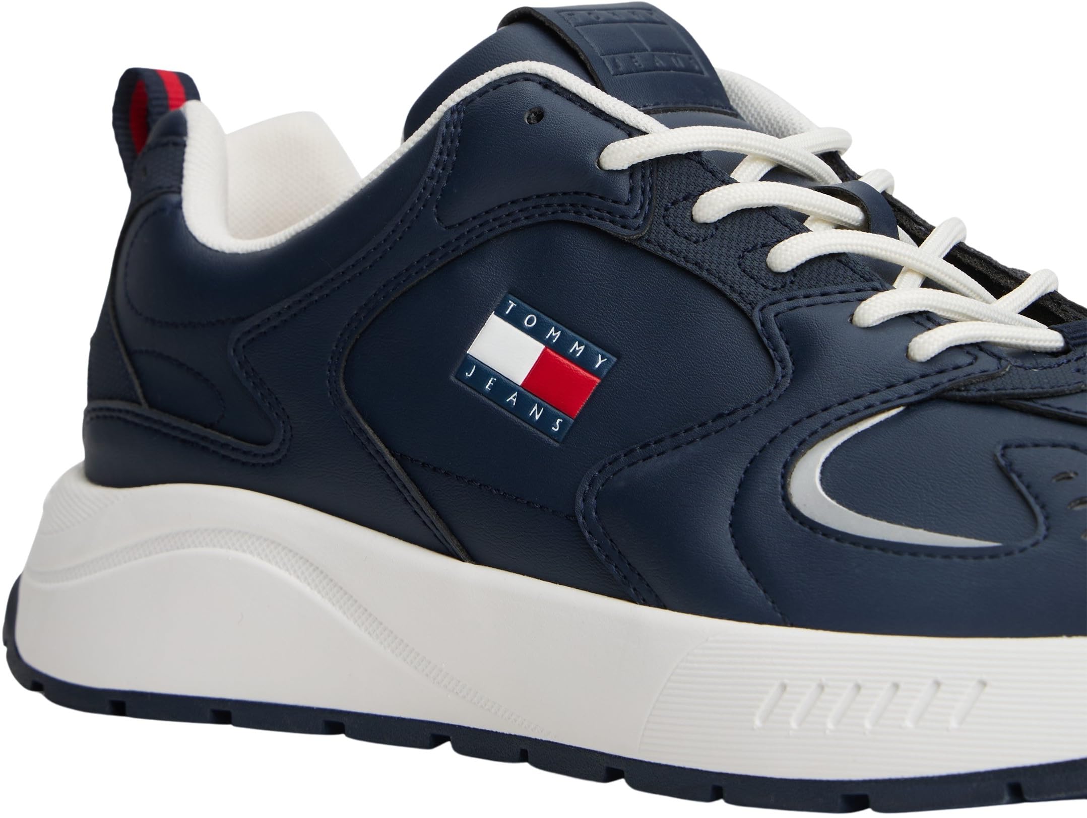 Tommy Jeans Tjm Runner Leather Em0em01621 Basso TopUomo