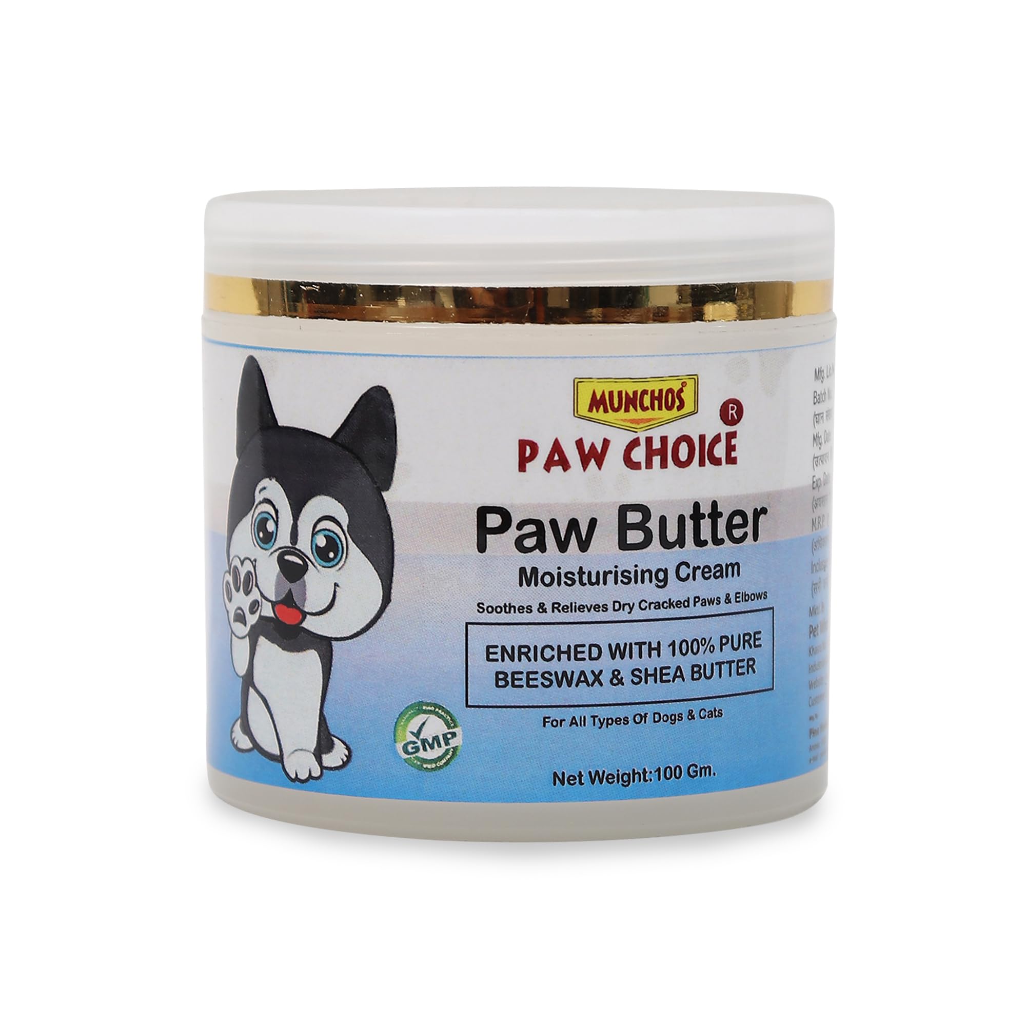 MUNCHOS Paw Choice Moisturising Cream(Paw Butter) for All Types of Dogs & Cats (B0C9HP1R3Z) Amazon Price History, Amazon Price Tracker