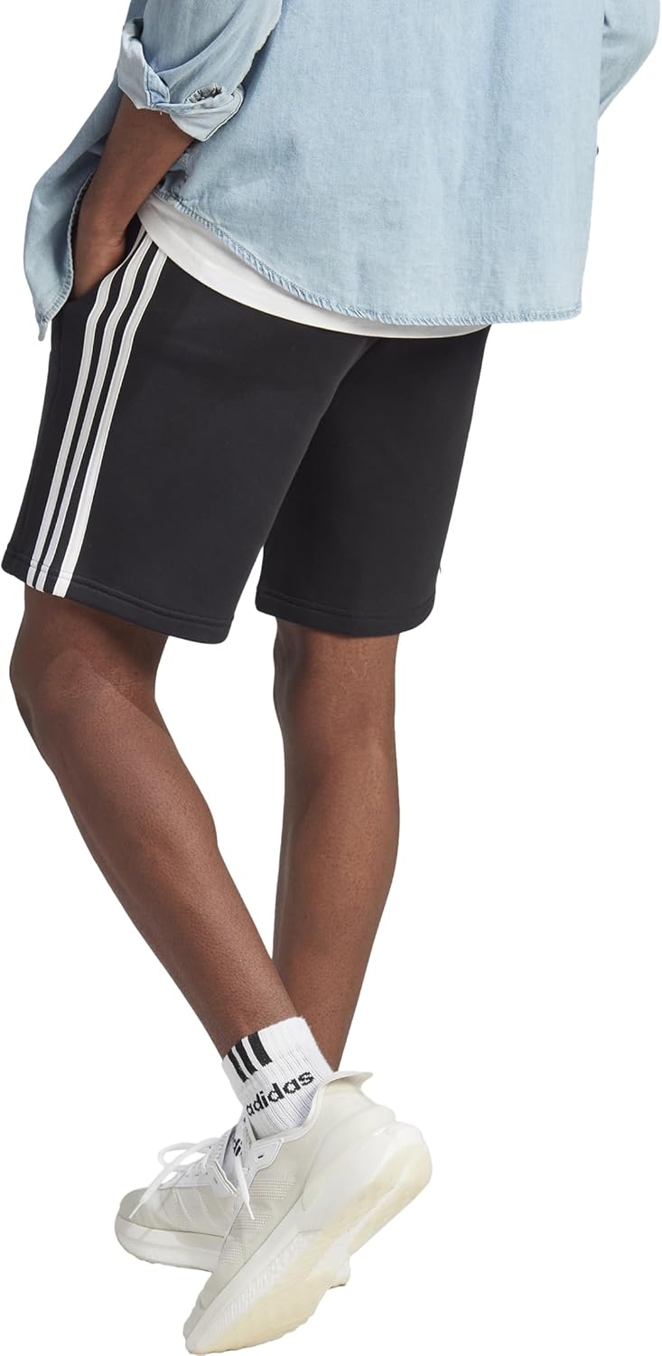 Adidas Male Adult Essentials Fleece 3-Stripes Freizeit-Shorts 3 71vNZkeH ZL. AC SL1500