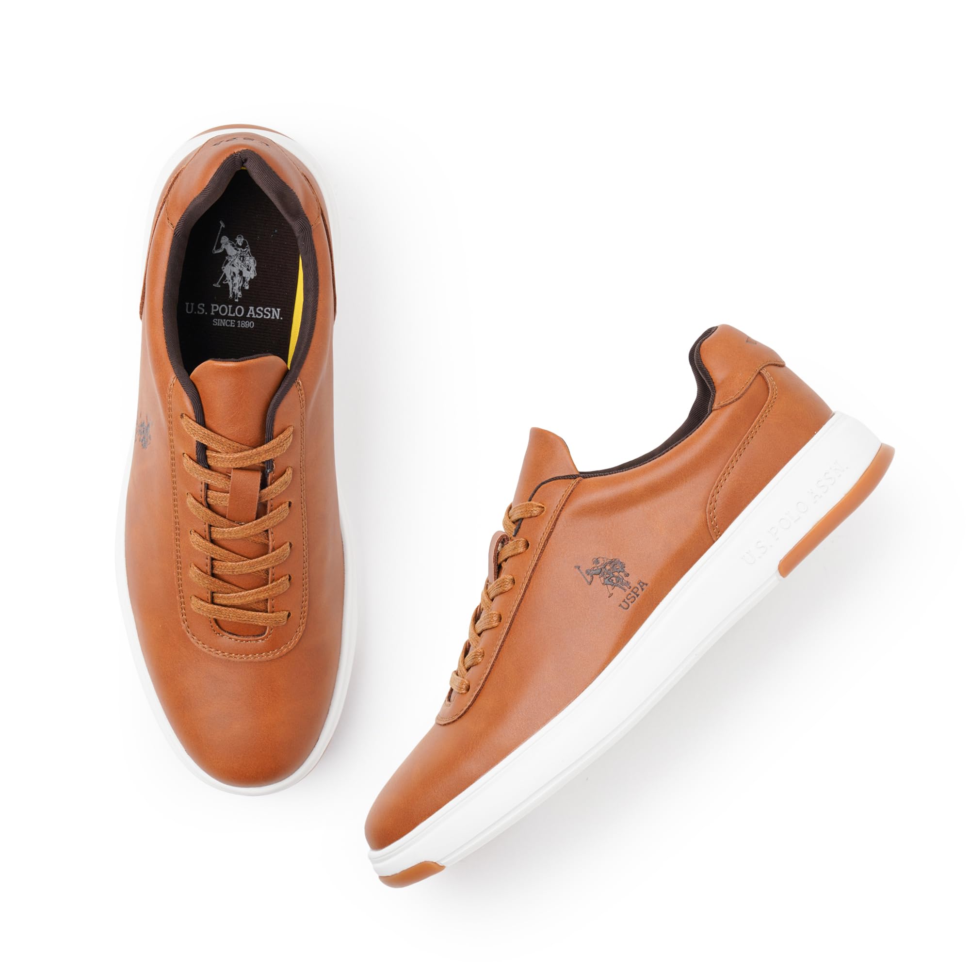 U.S. POLO ASSN. Mens Zoro Tan Sneaker - 11 UK (2FD24085K06) (B0CQQW97BZ) Amazon Price History, Amazon Price Tracker