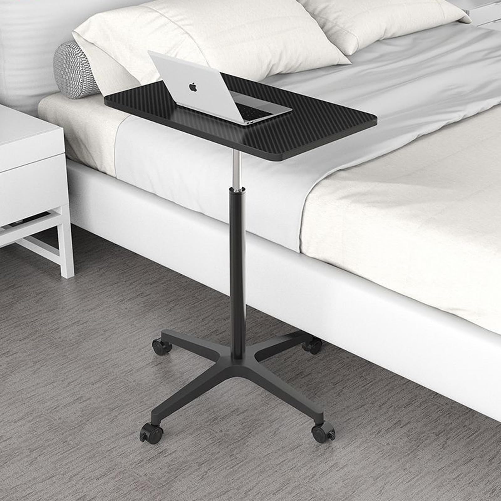 Scrivania in piedi regolabile in altezza, postazione di lavoro portatile per ufficio per casa e ufficio, scrivania ergonomica per laptop, tavolo in piedi facile da montare, organizer per lavoro