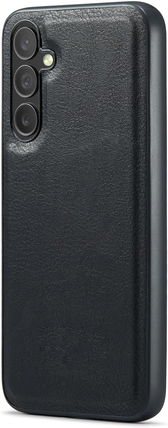 Asuwish Phone Case for Samsung Galaxy A15 5G/4G Wallet Magnetic Detachable Cell Cover with Tempered Glass Screen Protector Flip Card Holder Slot A 15 G5 15A Women Men Girls Purse Mobile Folio Black