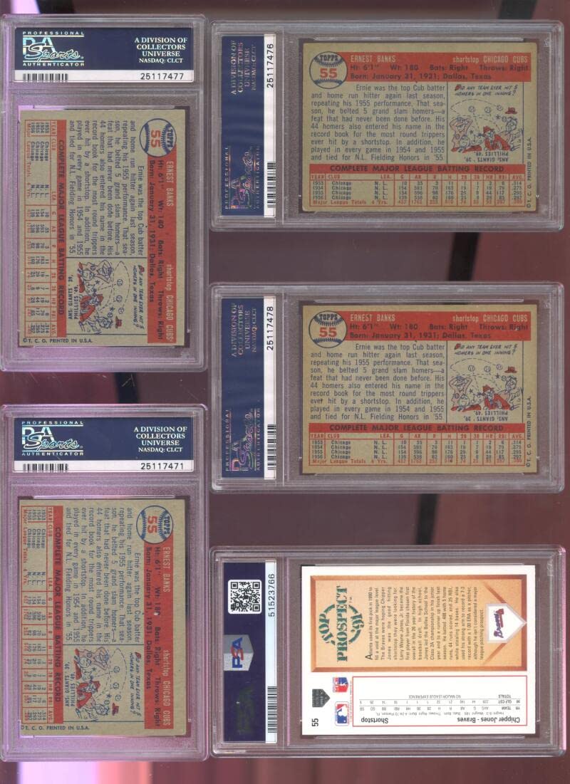 Amazon.com: Chipper Jones PSA GRADED 9 (Baseball Card) 1991 Upper Deck -  [Base] #55 : Collectibles & Fine Art