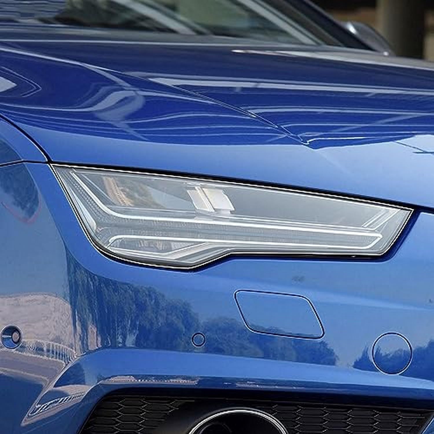 Film phare Audi A7 S7 RS7 en vinyle TPU premium transparent de protection carrosserie optique