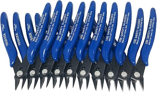 Alicates de corte diagonal, 10 unidades de alicates de corte diagonal, cortador lateral de 5 pulgadas, alicates, cortadores de alambre pequeños,