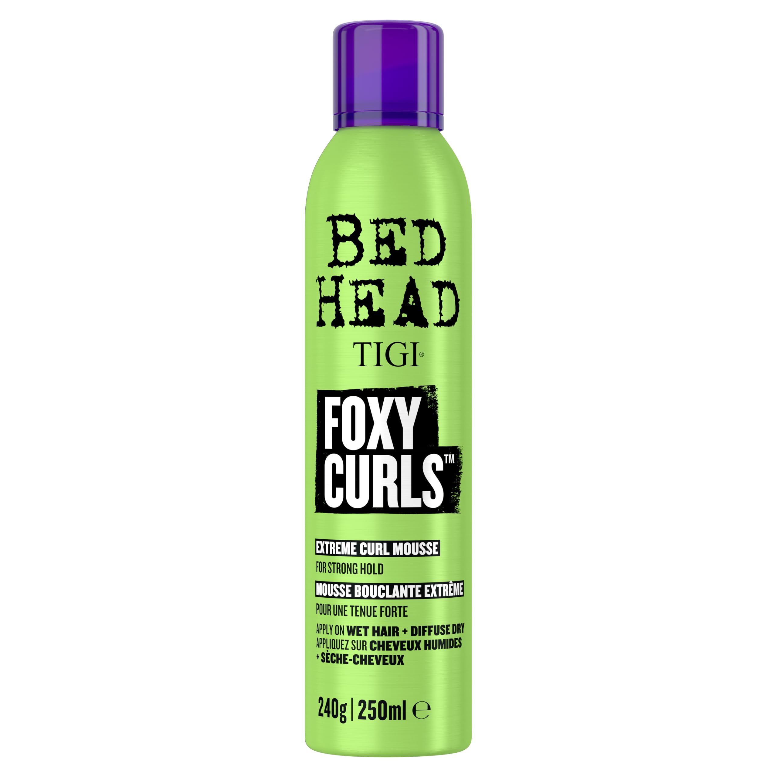 Bed Head TIGI Foxy Curls Curly Hair Mousse 250ml Strong Hold Protector VO