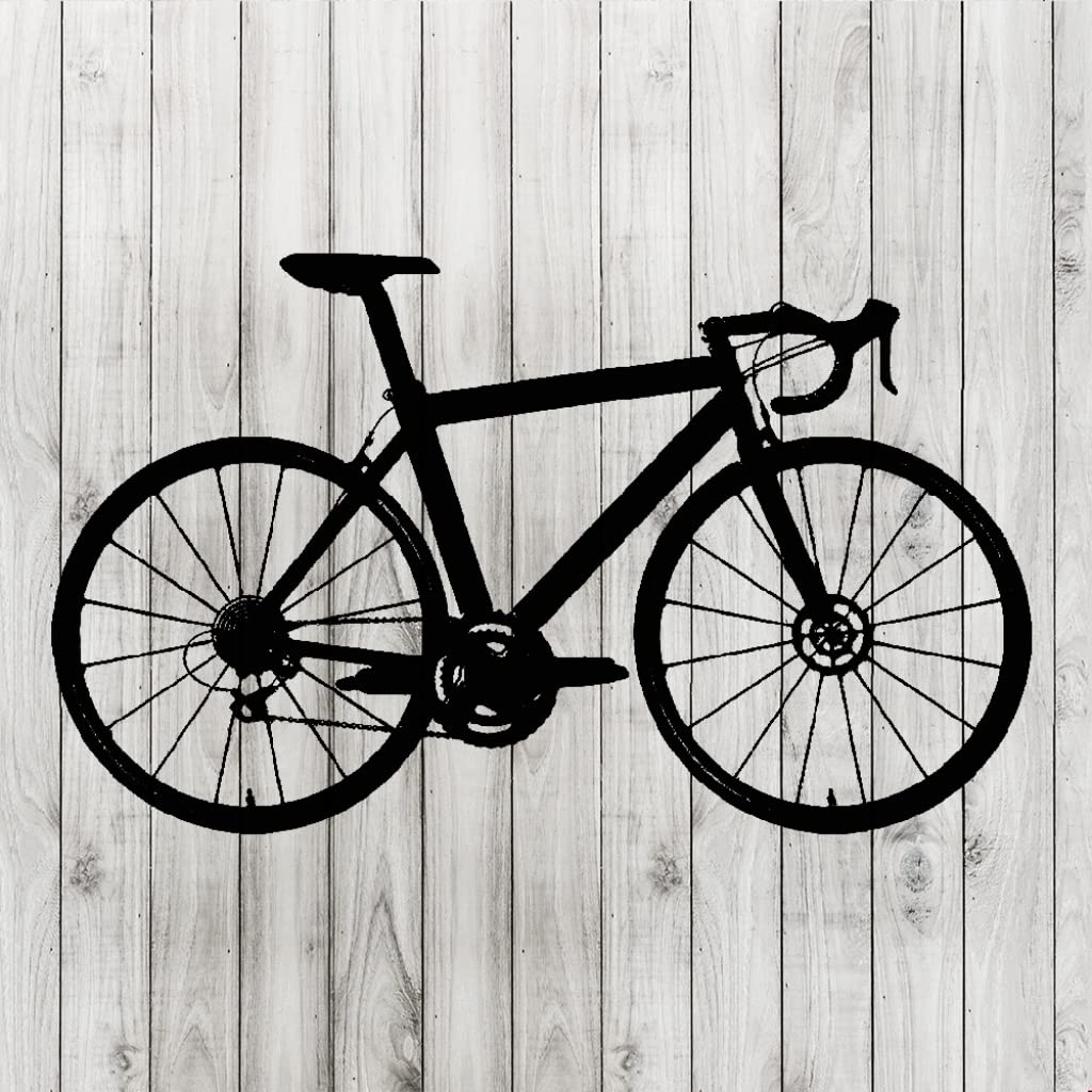 Mikibi 77 Personalized Bicycle Logo Metal Wall Art Large Bicycle