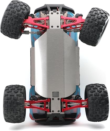 Miniatura 2 de RC Chassis Armor - Protector de eje de placa deslizante de acero inoxidable compatible con MJX 16208 16207 16209 16210 V3 116 sin escobillas RC Car