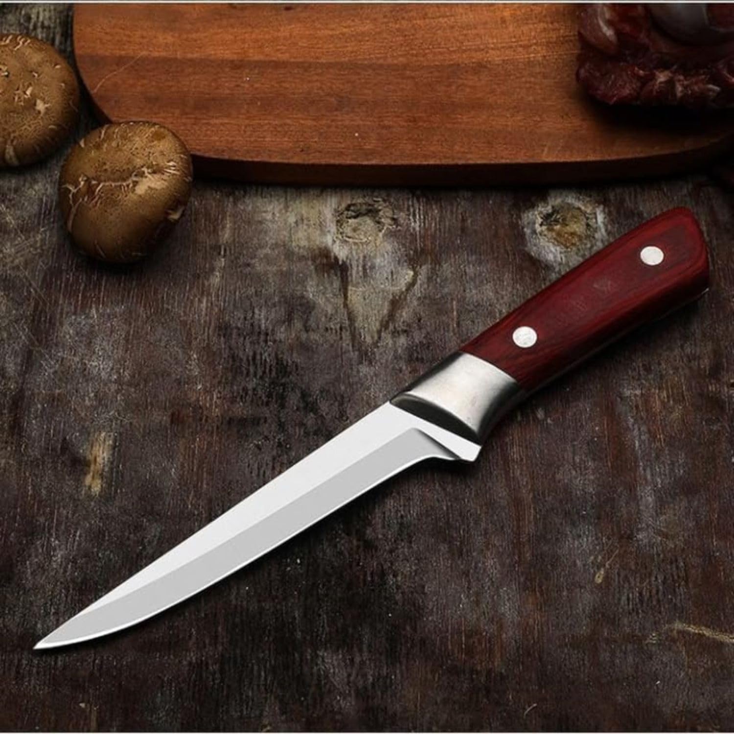 Swaman Premium Stainless Steel Kitchen Utility Knife Ultra Sharp Blade for Meat, Fish & Vegetables ABS Materiel Handle, Precision Cutting Tool for Home & Professional Use(Pack of 1) 2
