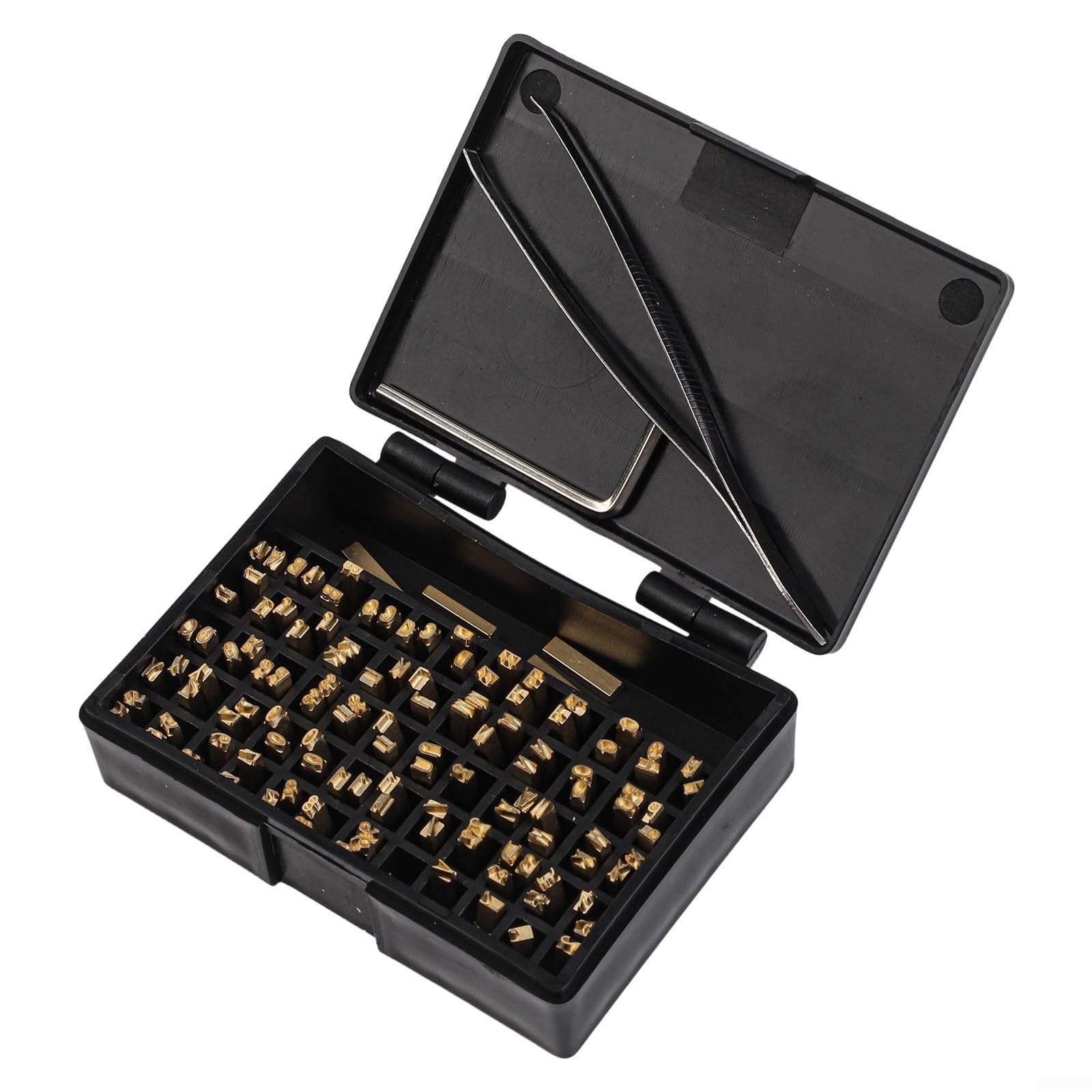 Lot de 120 lettres en cuivre à chaud 2 x 3 x 15 mm pour machine de codage HP-241 DY-8, caractères d'estampage de code de date pour emballage de film et