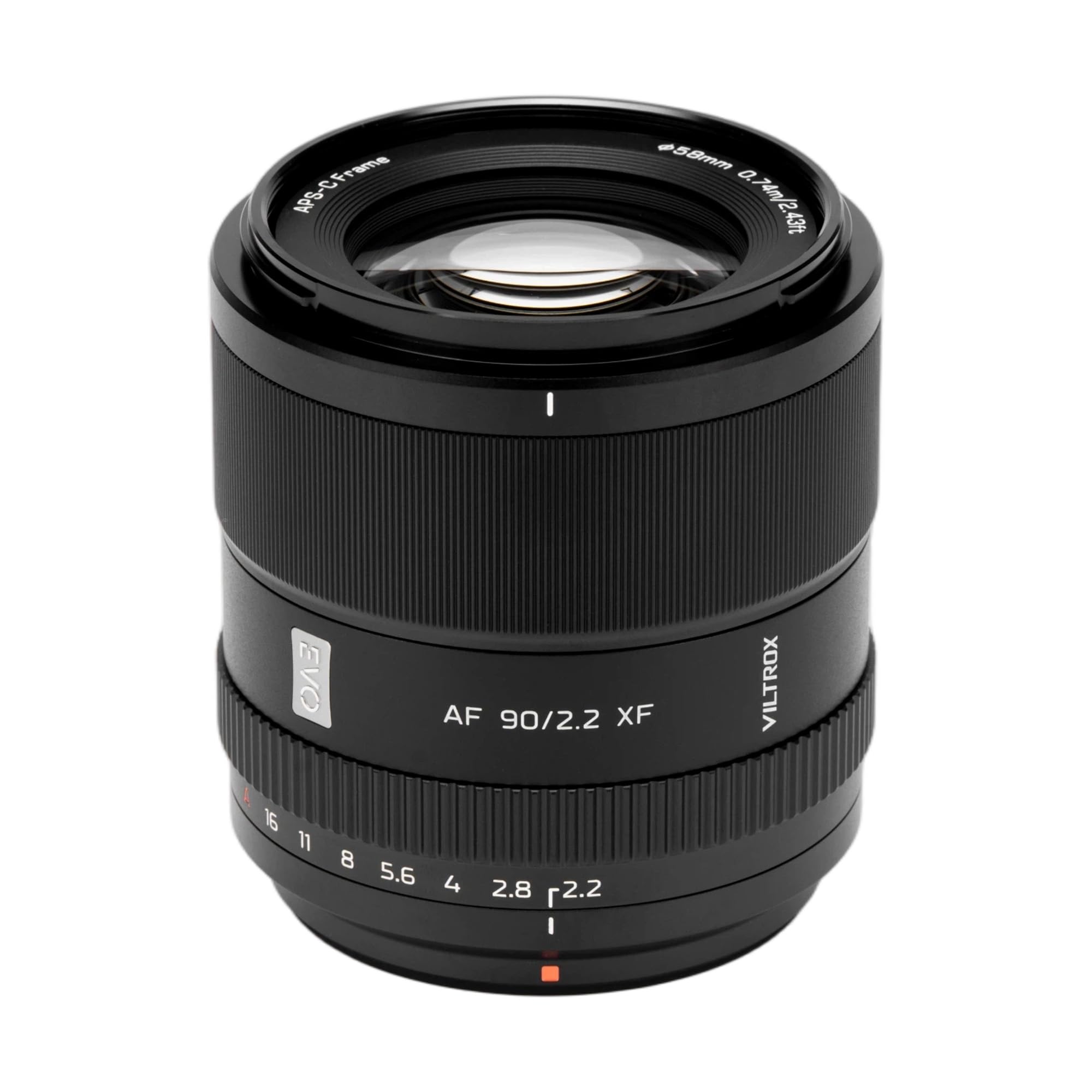 VILTROX 90mm F2.2 XF EVO Objektiv, AF 90mm f2.2 für Fuji X Mount, Autofokus APS-C Objektiv für Fujifilm X-M5 X-E5 X-S20 X-T5 X-T30 II X-T50 X-H2 S X-T4