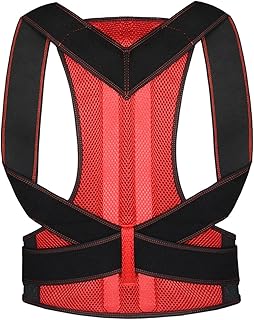 Corsé Ajustable para Adultos, Corrector De Postura De Espalda, Soporte Lumbar para Hombros, Cinturón De Soporte De Columna, Corrección De Postura para Hombres Y Mujeres