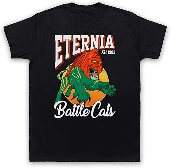My Icon Art & Clothing He-Man Eternia Battle Cats Sports Team Parody Cartoon TV Mens T-Shirt