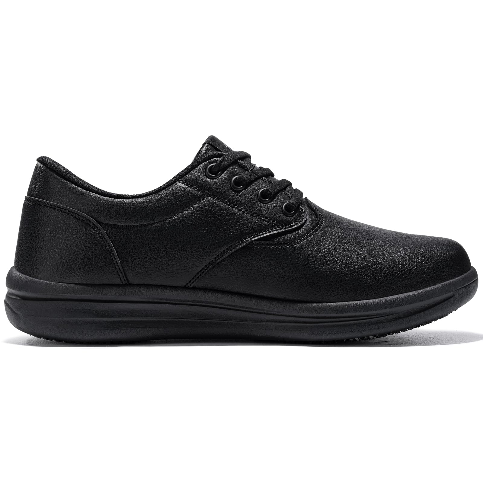 LARNMERN Zapatos de trabajo antideslizantes para hombre, impermeables, para