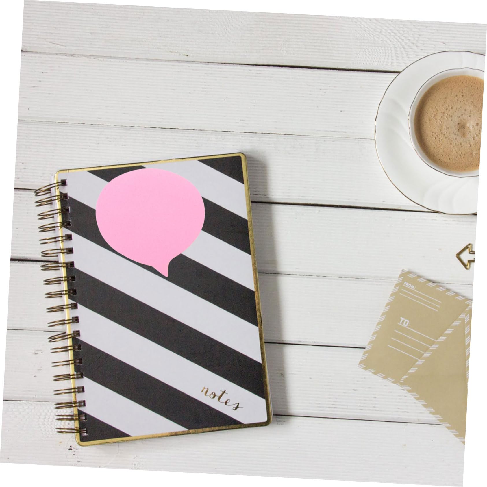 DOITOOL 4 Pièces Notes Adhésives Colorées pour Lot de Blocs de Mémos Réutilisables Autocollants Pratiques pour Scrapbook et Organisation