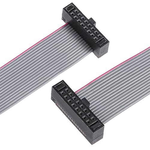 Miniatura 5 de uxcell IDC 16 pines conector plano cinta cable hembra longitud 7.9 in 0.050 in paso, 2pcs