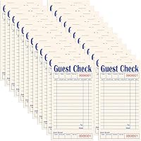 Vista 16 de Paquete de 6 Libros de Comandas para Meseros, Blocs de Notas para Servidores, Talonario de Comandas, Bloc de Notas para Meseras para Restaurantes