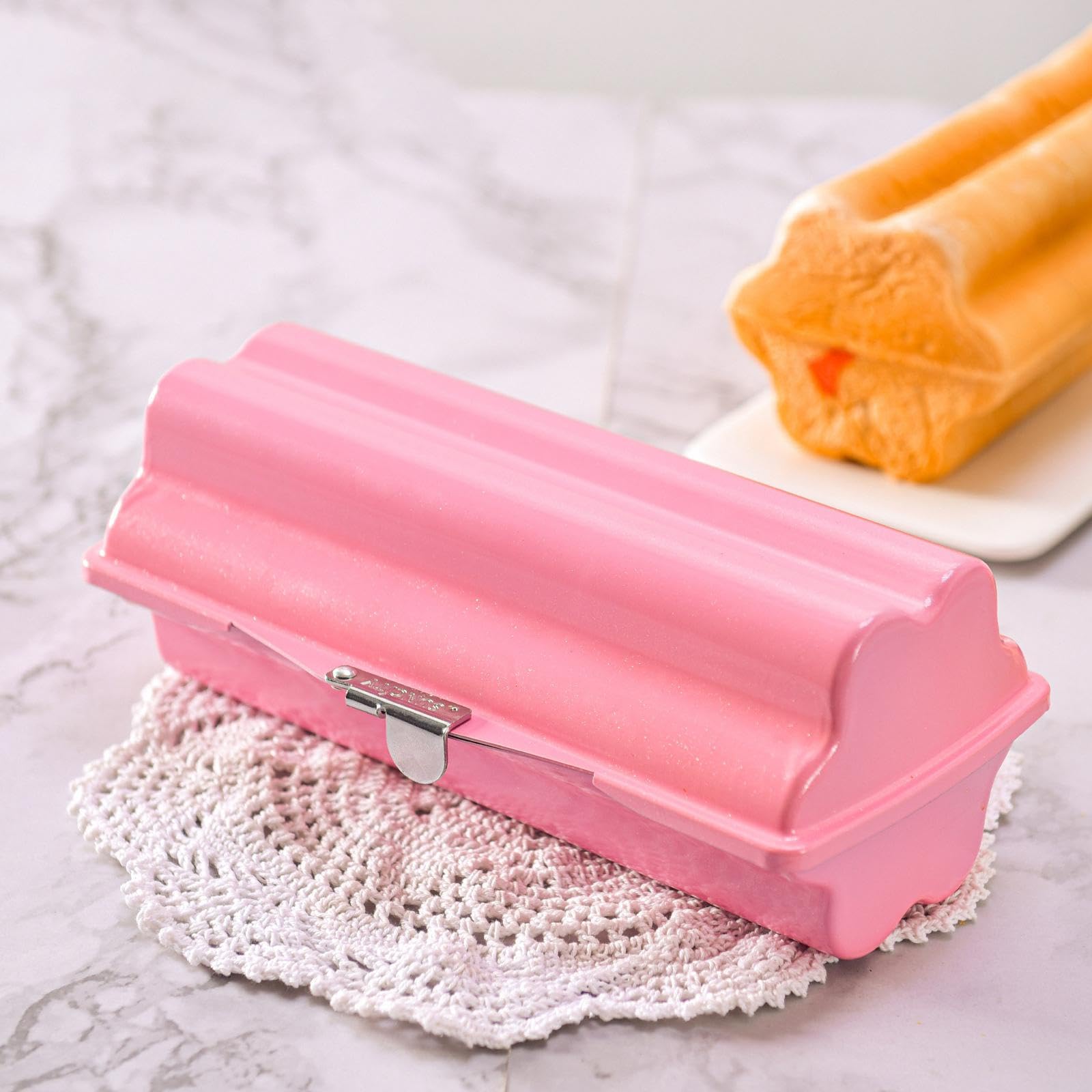 Pane Cassetta Stampo Pane Antiaderente Riutilizzabile Acciaio Durevole Creativo Facile da Usare Adatto per Preparazione Dolci Fatti in Quo, a Forma di Cuore