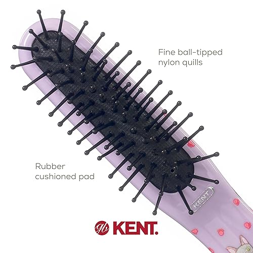 Miniatura 19 de Kent ARTH1 - Cepillo de pelo para bebés, cepillo para niños, cepillos pequeños para cabello y cepillo de viaje, desenredante de cabello con cerdas