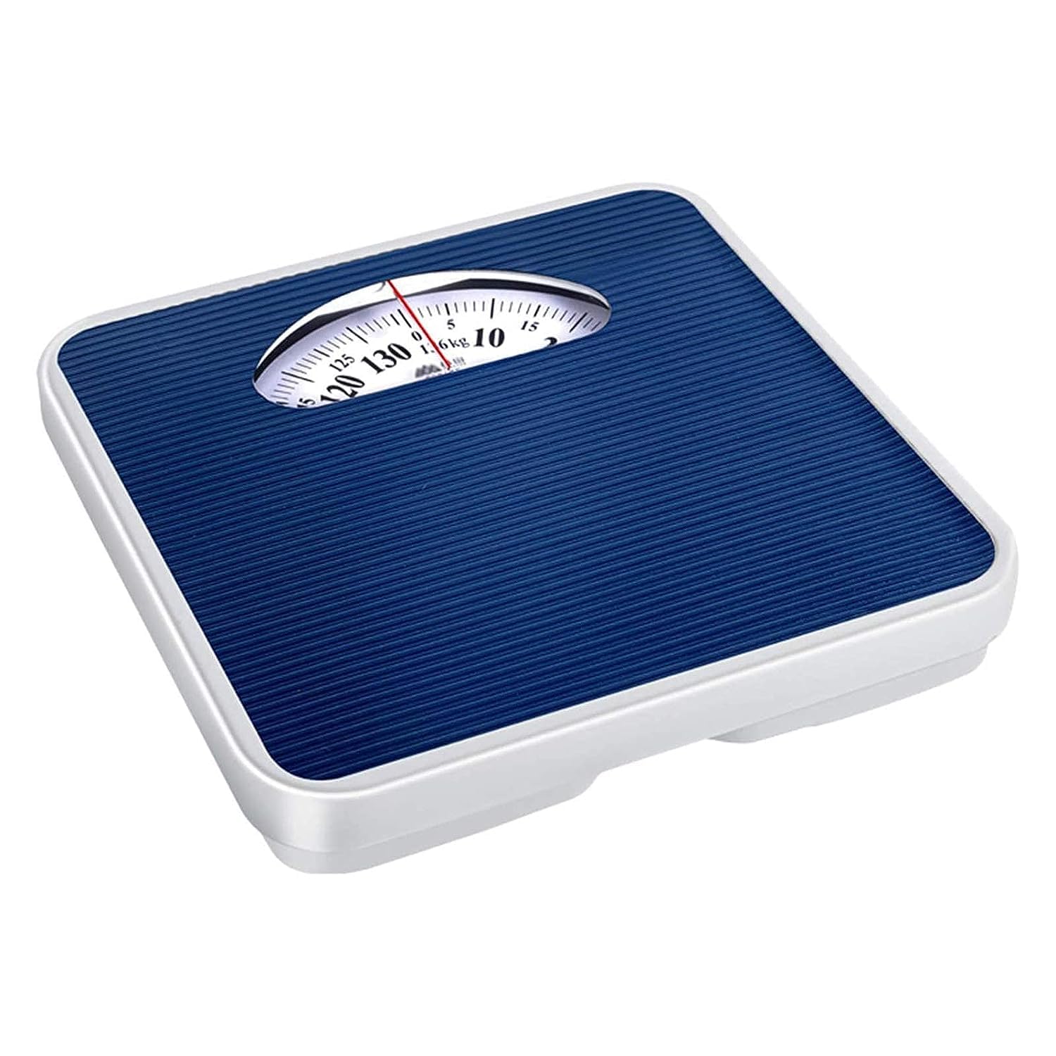 Professional Mechanical Bathroom Scale, Mechanical Body Weight Scale,Home Use Health Care Weight Scale,Analog Weight Scale,Bright Red Pointer, Steel Base,Non-Slip Platform, No Battery,136 Kg Digital S