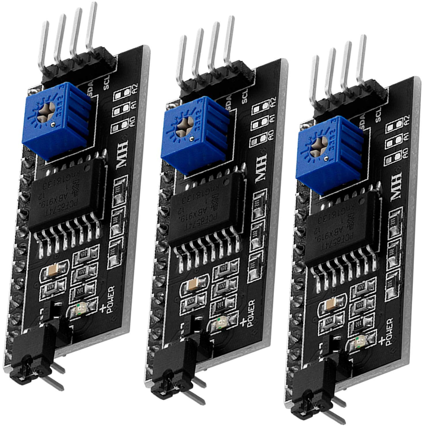 AZDelivery 3 x I2C Serial Adapter Board Modul Schnittstelle für LCD Display 1602