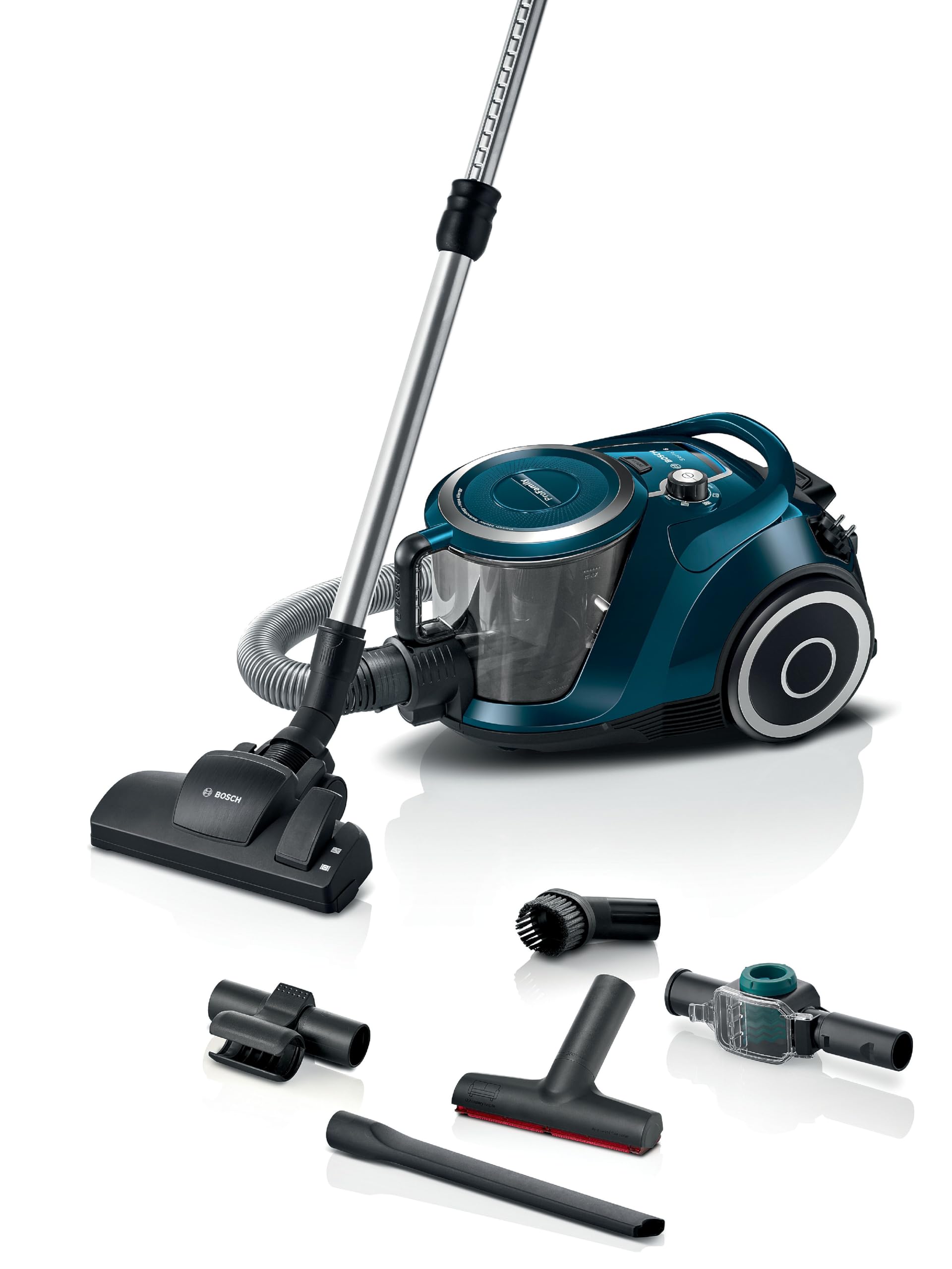 Bosch beutelloser Staubsauger ProFamily GS41 Serie 6 blau ohne Beutel (BGC41XFMLY)