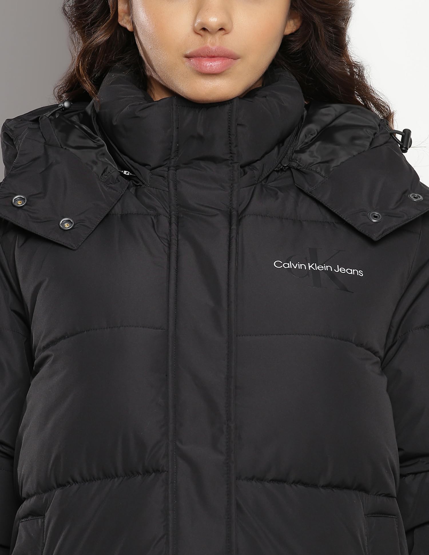 Calvin Klein Abrigo Mujer Down Long Puffer impermeable