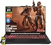 Laptop ASUS TUF Gaming A16 16" WUXGA IPS 144Hz AMD Ryzen 7 7445HS de 6 núcleos 32GB RAM 1TB SSD GeForce RTX 4050 (Hasta 194 AI Tops) Retroiluminación RGB USB4 Cancelación de Ruido AI Bidireccional Win11Pro ICP Hub 1