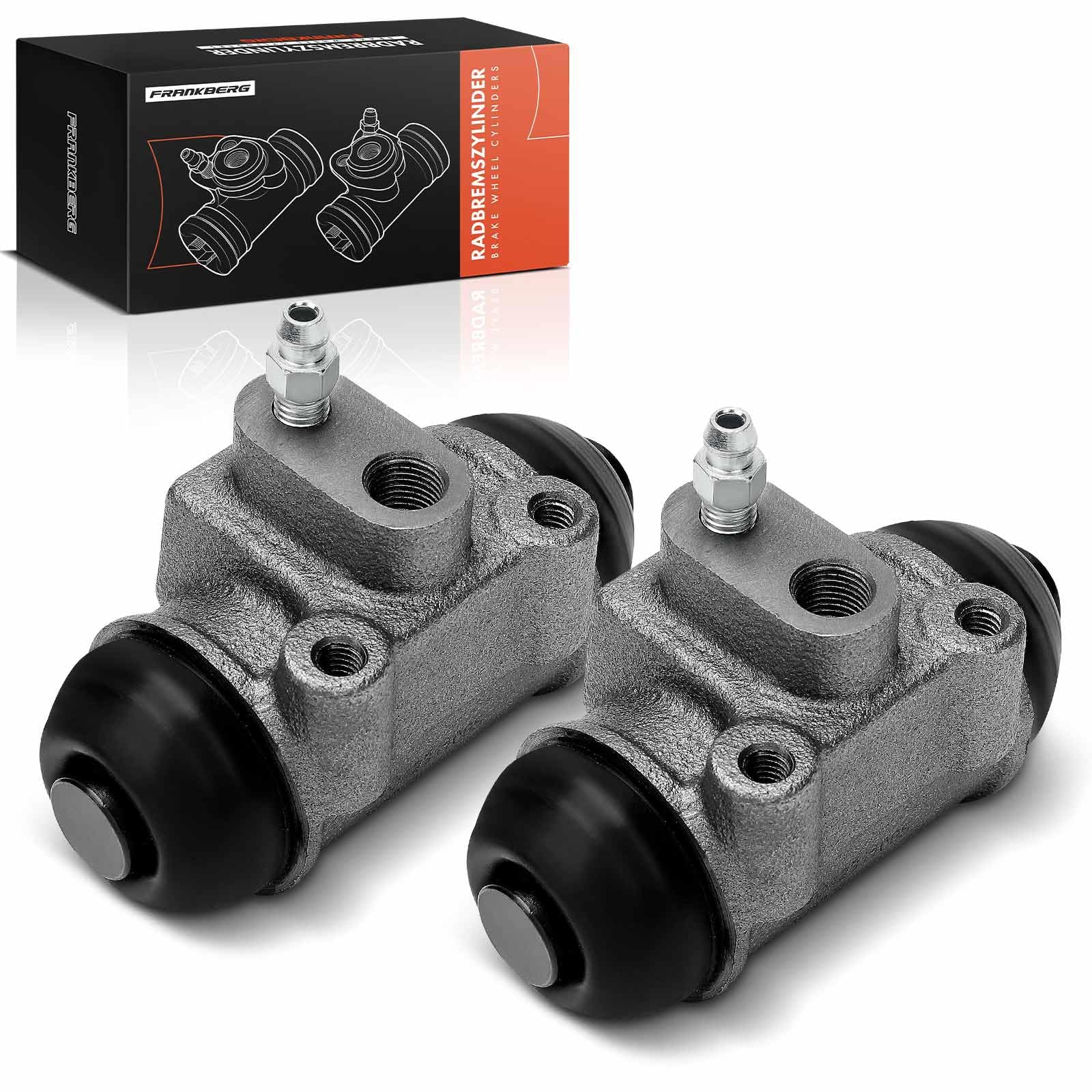 Frankberg 2x Cilindro freno ruota Cilindro freno Posteriore Compatibile con Ducato Bus 230 Jumper Furgone 230L Jumper Bus 230P Ducato Pianale/Telaio 230 Replace# 52925X