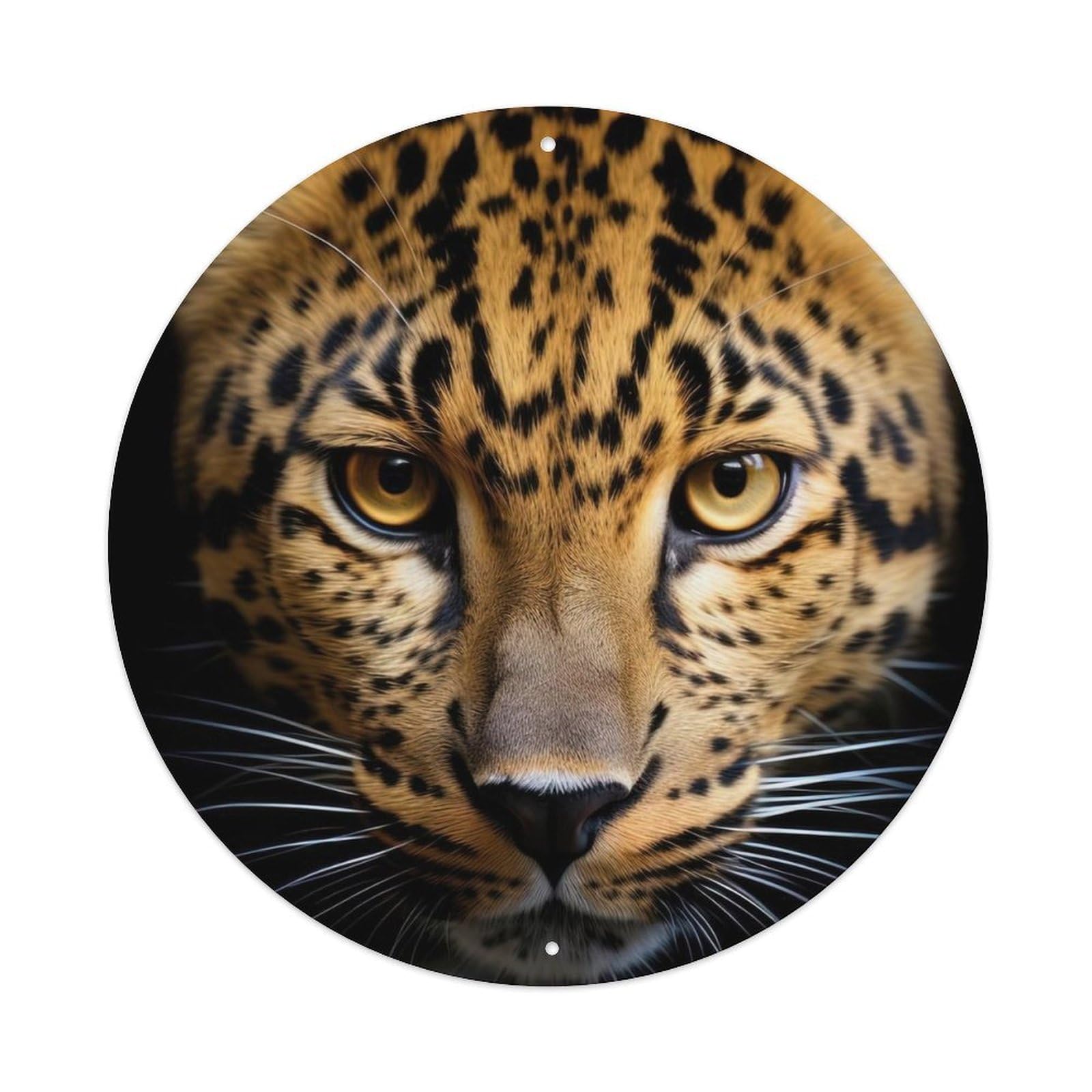 Animal Look at Your Leopard Artwork Metal Tin Sign