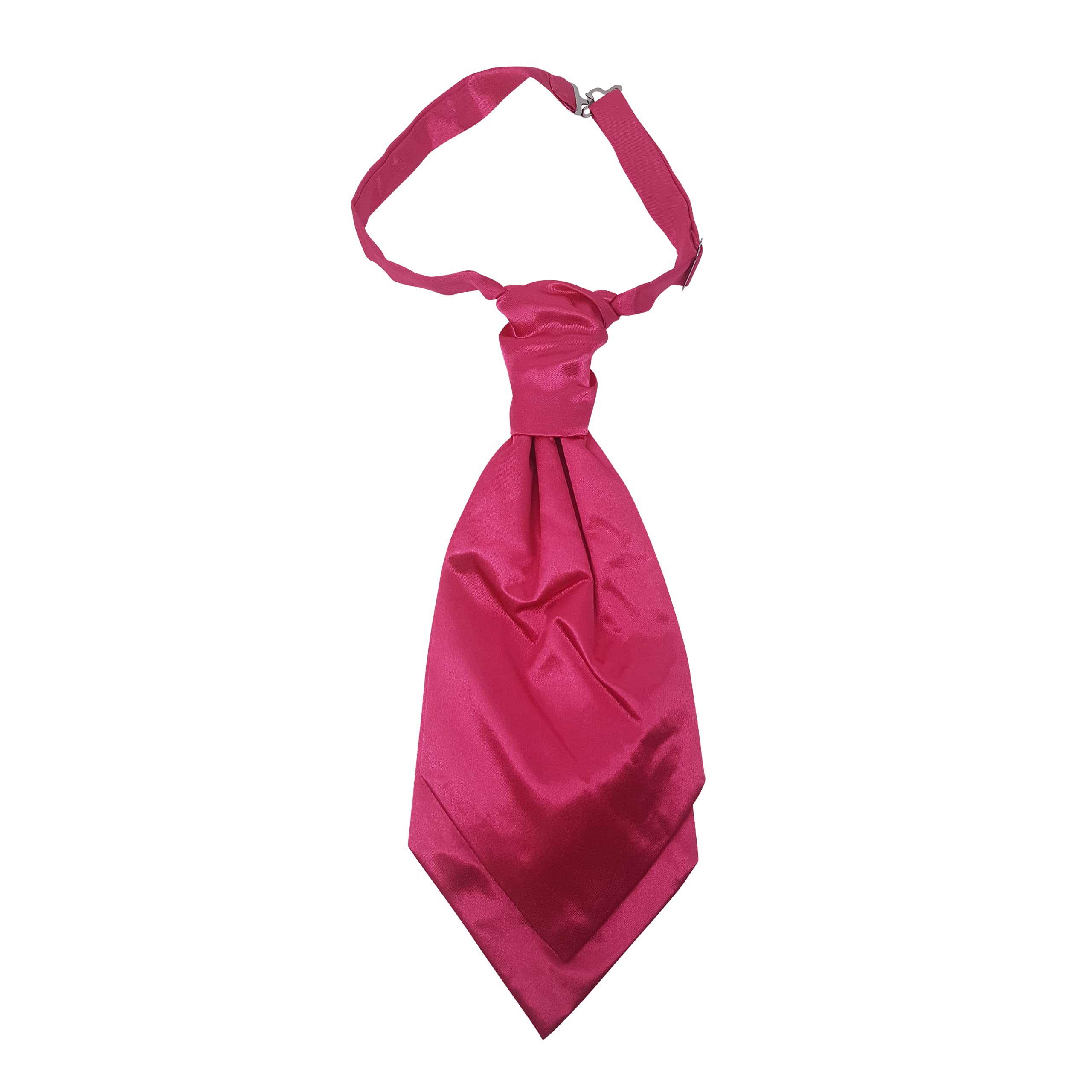 Ws Uk Men's Hot Pink Solid Colour Cravat [Hot Pink]